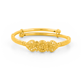 22K Gold Baby Heritage Adjustable Bangle